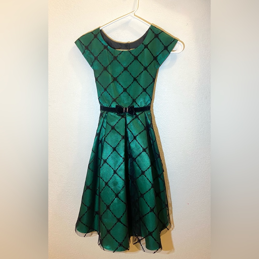 Green Christmas Dress for Christmas Event